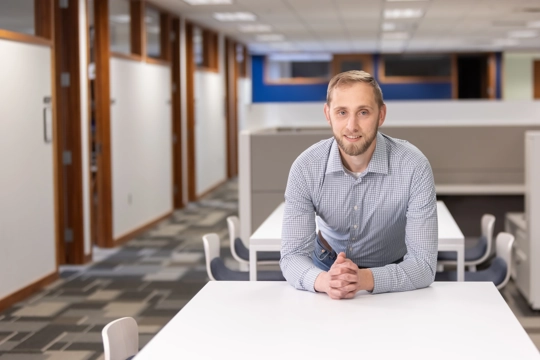 portrait of a smiling person in business attire